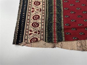 Viscosejersey - skønt sjalsmønster i dybe toner